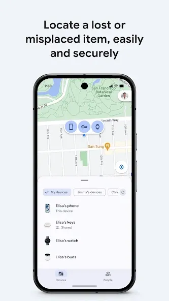 Localiser de Google screenshot 1