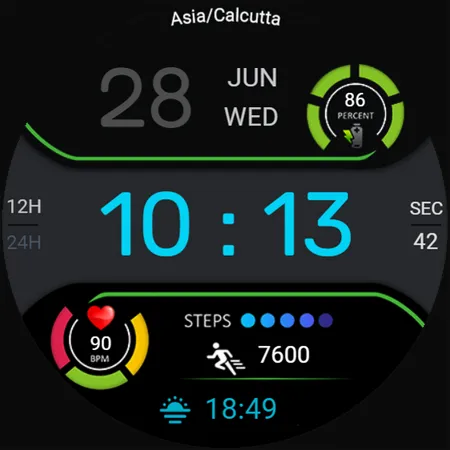 IA93 Digital Watchface screenshot 16