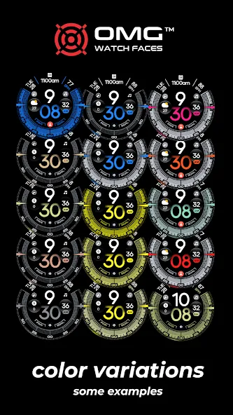 OMG 340 - Minimal Watch Face screenshot 8