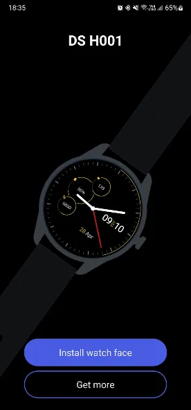 DS H001 - Hybrid watch face screenshot 1