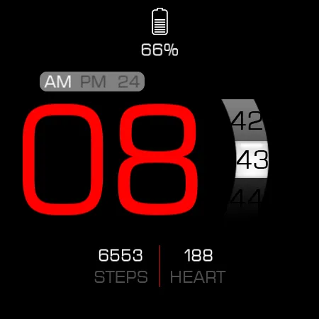Key062 Digital Watch Face screenshot 25
