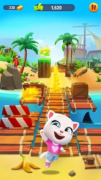 Talking Tom: Corrida do Ouro screenshot 2