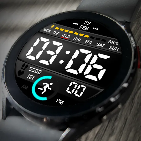 Key024 Digital Watch Face screenshot 1