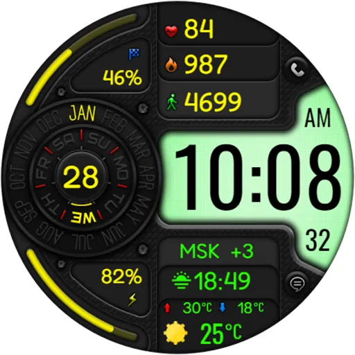 DIGI LITRACON CTS79 Watch face screenshot 17