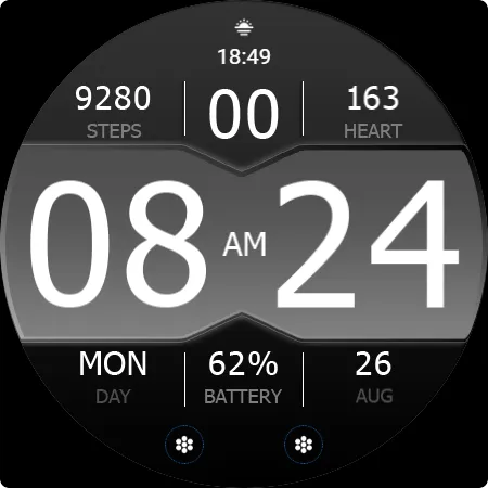 Key WF35 Digital Watch Face screenshot 25
