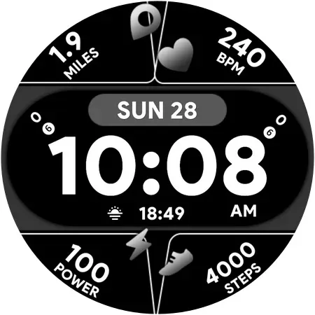 Colorful Info - Watch face screenshot 7