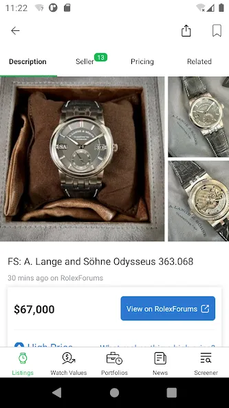 WatchCharts screenshot 2