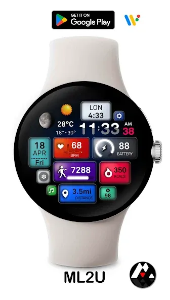 ML2U 232 Watch Face screenshot 3