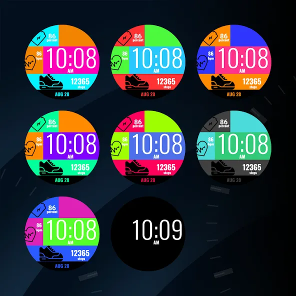 Bubble Gum Watch Face screenshot 3