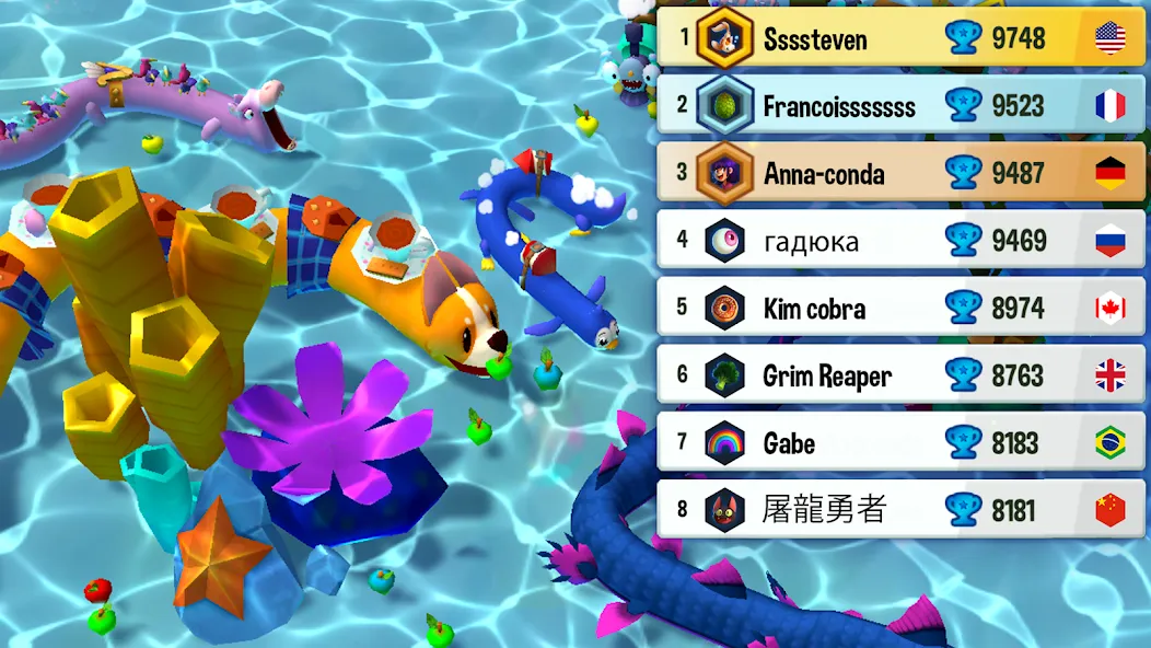 Snake Rivals - Fun Snake Game screenshot 4