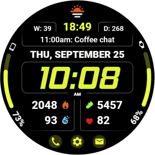 WFP 345 Informer watch face screenshot 41