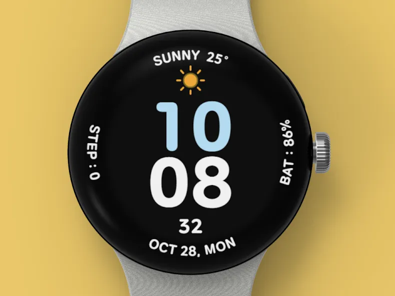 AWD CUTE W watch face screenshot 1