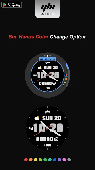 YamWatch Analog 11 screenshot 6