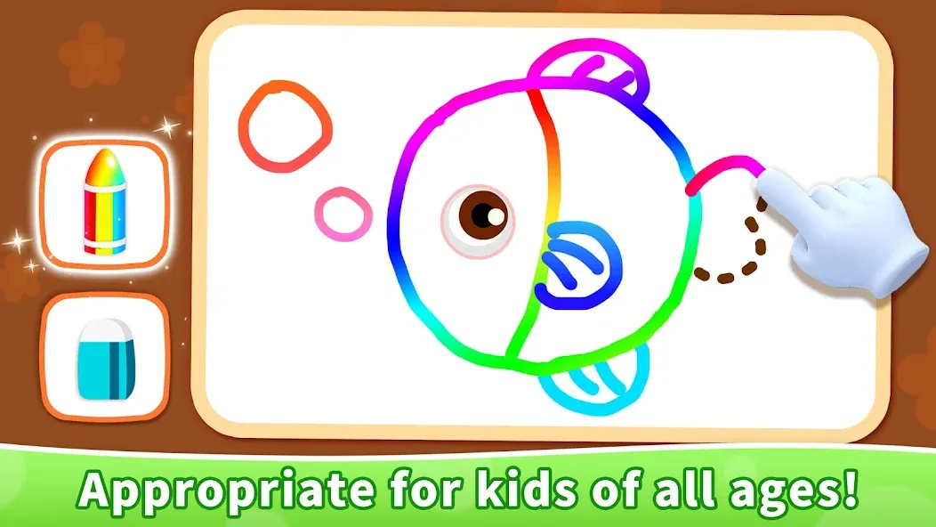 Baby Panda's Glow Doodle Game screenshot 5