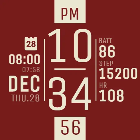 IWF DL3 watchface screenshot 24