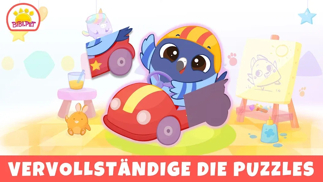 Puzzle und Farben Kinderspiele screenshot 1