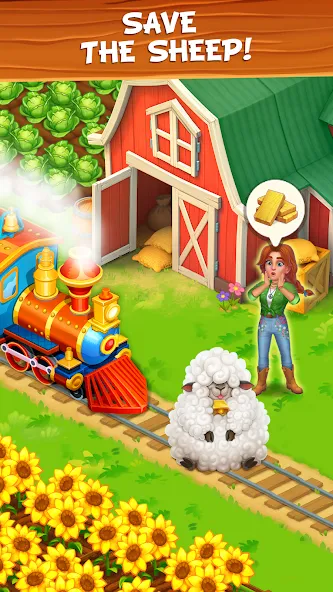 Farm Town: Merge Village Story screenshot 7