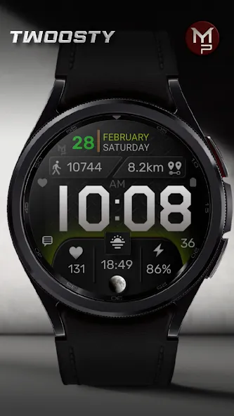 TWOOSTY - Digital Watch Face screenshot 5