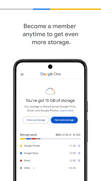Google One screenshot 3