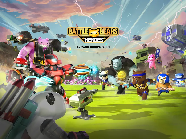 BATTLE BEARS HEROES Mini MOBA screenshot 16