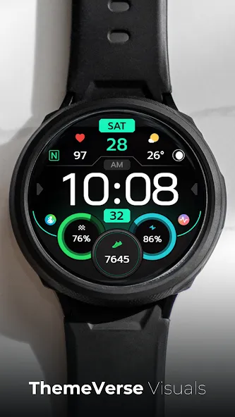 TVV Workout 8 Watch Face screenshot 1