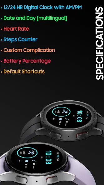 IA102 Digital Watchface screenshot 3