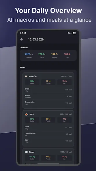 Alimetra: Calories & Weight screenshot 3