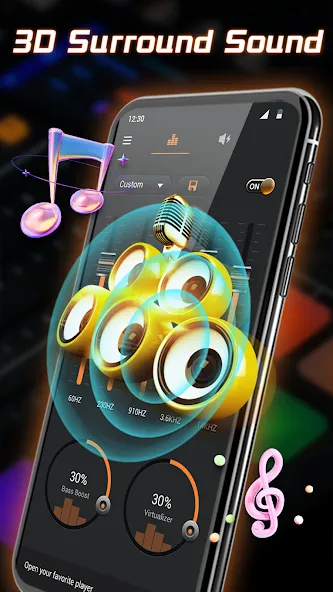 イコライザー - ベースブースター&ボリューム screenshot 7