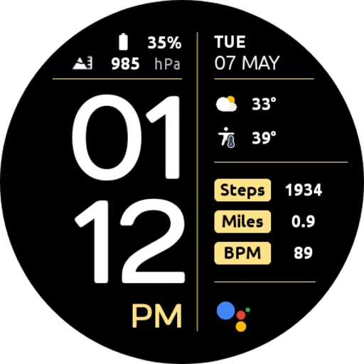 EXD043D: Digital Watch Face screenshot 28