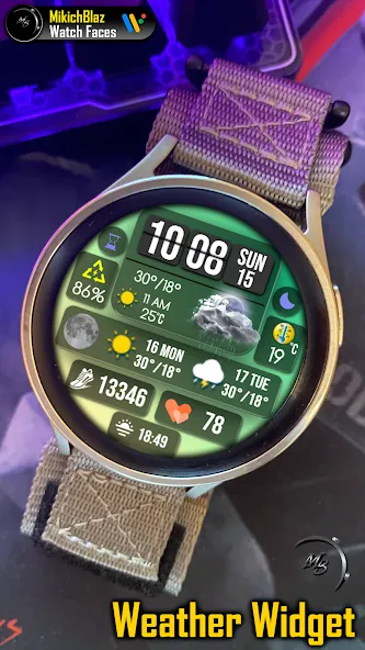 Weather Widget Watch Face screenshot 2