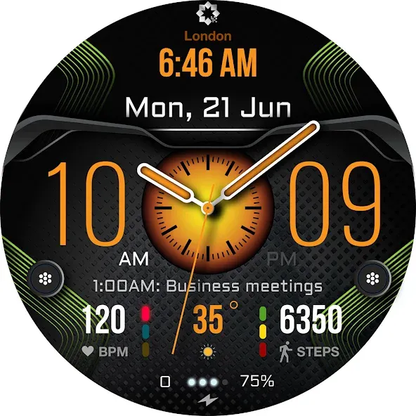 H385 Hybrid Watch Face screenshot 28