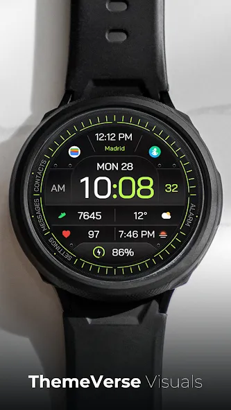 TVV Digital 7 Watch Face screenshot 1