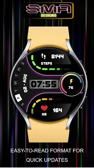 Vital View Watch Face SAM-24 screenshot 4