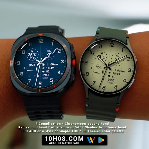 Watch face 10h08.com #68 screenshot 5