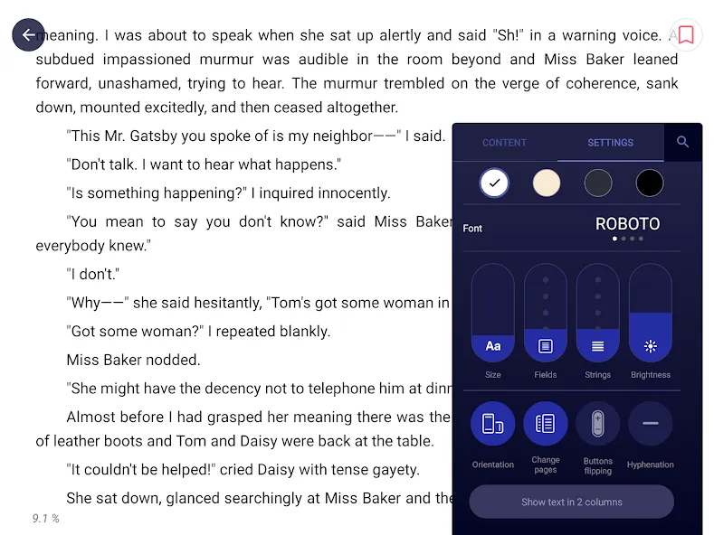 eBoox: ePub PDF e-book Reader screenshot 9