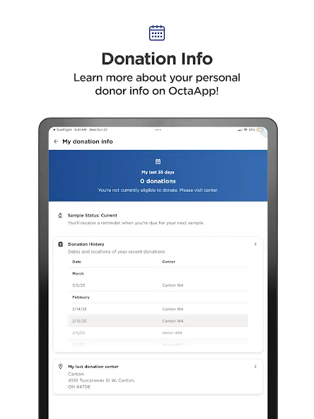 OctaApp - Donate Plasma screenshot 7