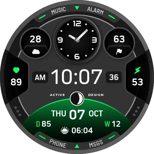 Odyssey 2: Hybrid Watch Face screenshot 45