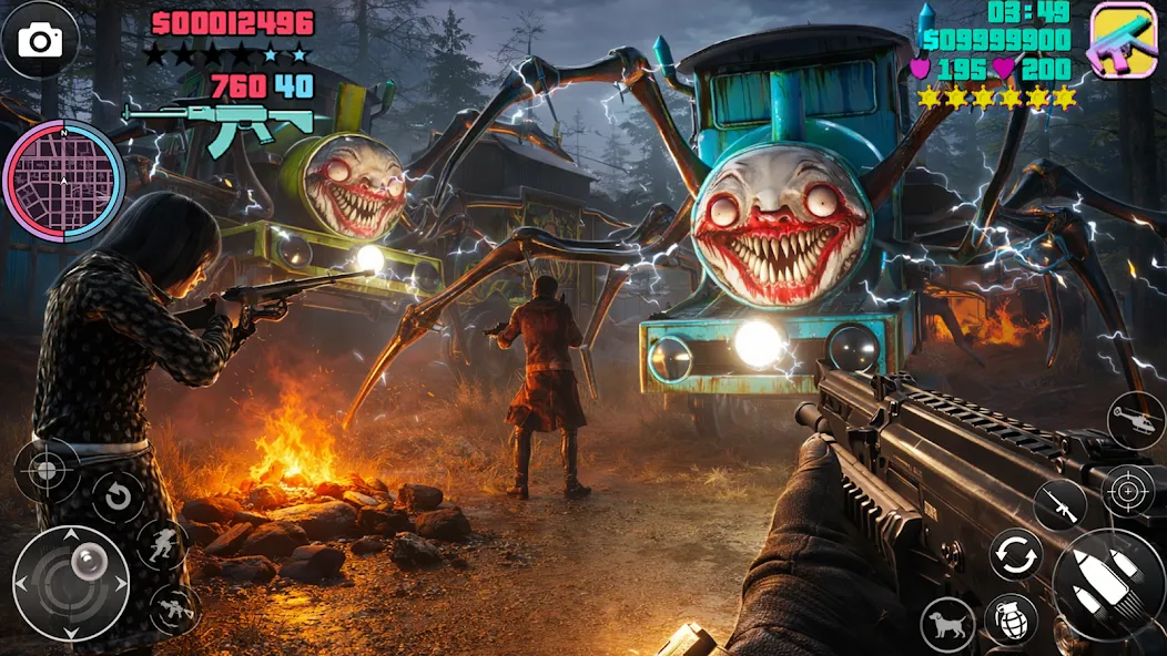Monster Spider Train Survival screenshot 4