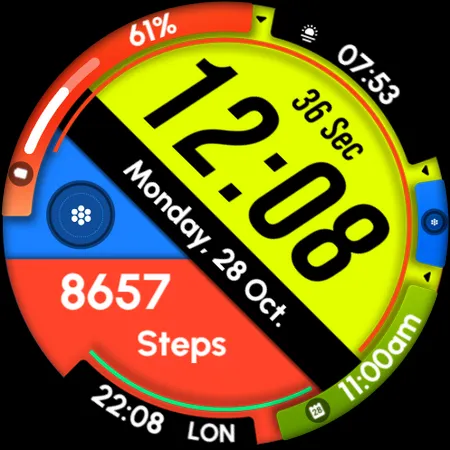 RE61 - Runner Watch Face screenshot 15