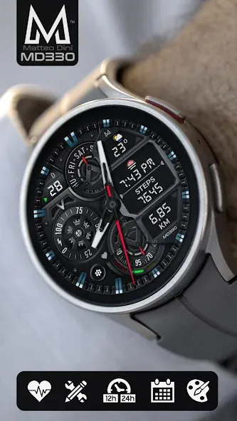 MD330 Analog Watch Face screenshot 5