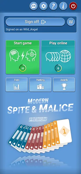 Modern Spite & Malice Premium screenshot 1