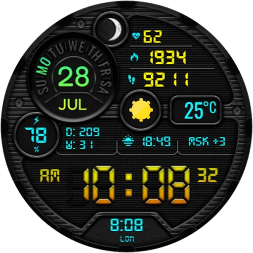 DIGI MADRASAN CTS33 Watch face screenshot 20