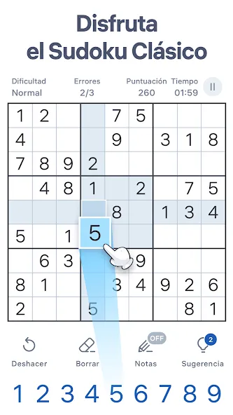 Sudoku.com - Sudoku clásico screenshot 1
