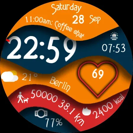 Ccwf022 Digital Watch Face screenshot 9