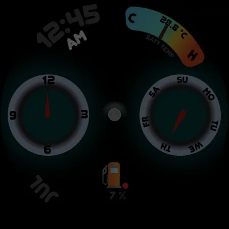 Speedometer WatchFace SMA 17 screenshot 30
