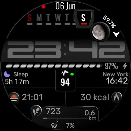 Digital Watch Face CRC087 screenshot 6