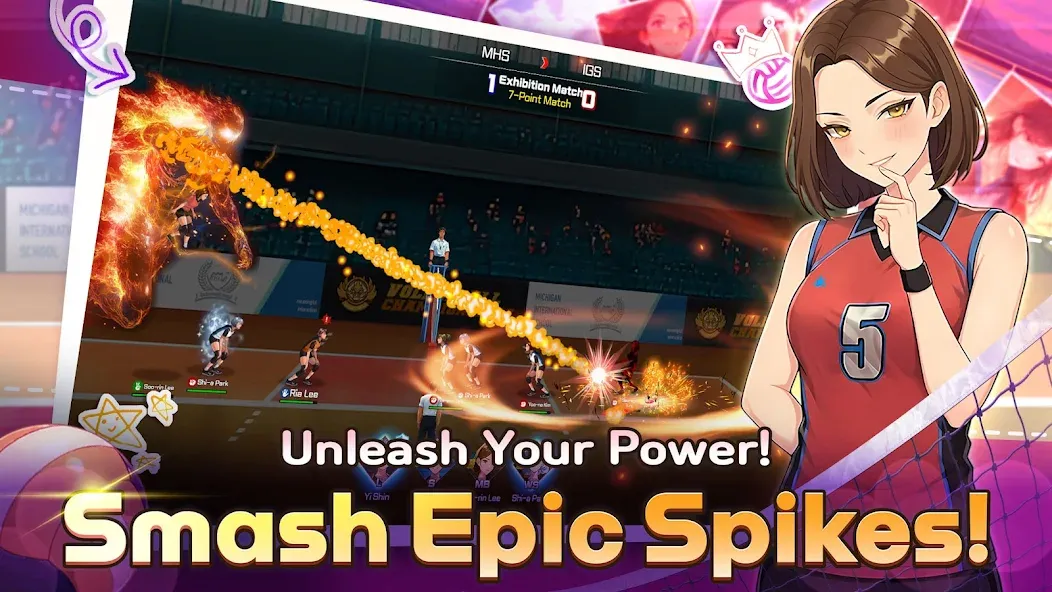Volley Girls:High School Story screenshot 3