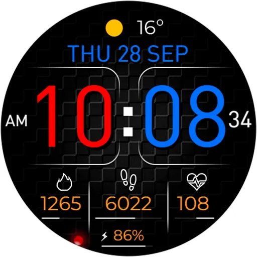 Digital DIGR URX07 Watch face screenshot 18