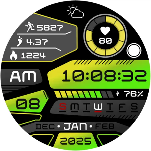 Digital Quantum HUD Watch Face screenshot 15