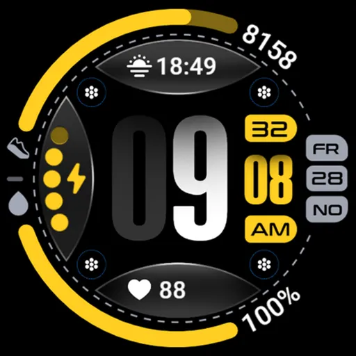 OMG 422 - Digital Watch Face screenshot 30